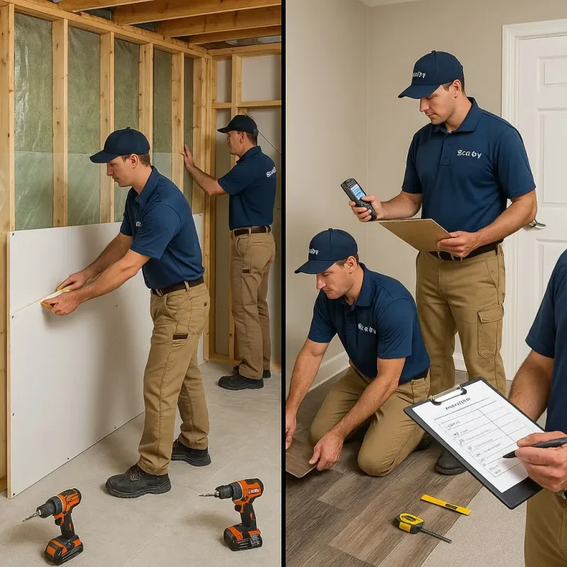 Repairs and Reconstruction process in Middlebury, CT